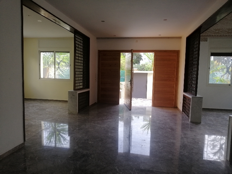 Immobilier-sur-Casablanca location-villa-quartier-Chantilly