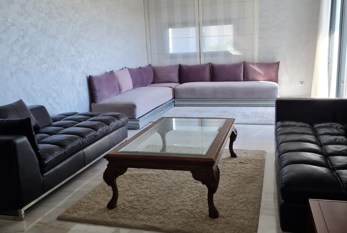 Immobilier-Bouskoura-Location-Bel-Appartement-Meublé-Sur-Ville Verte