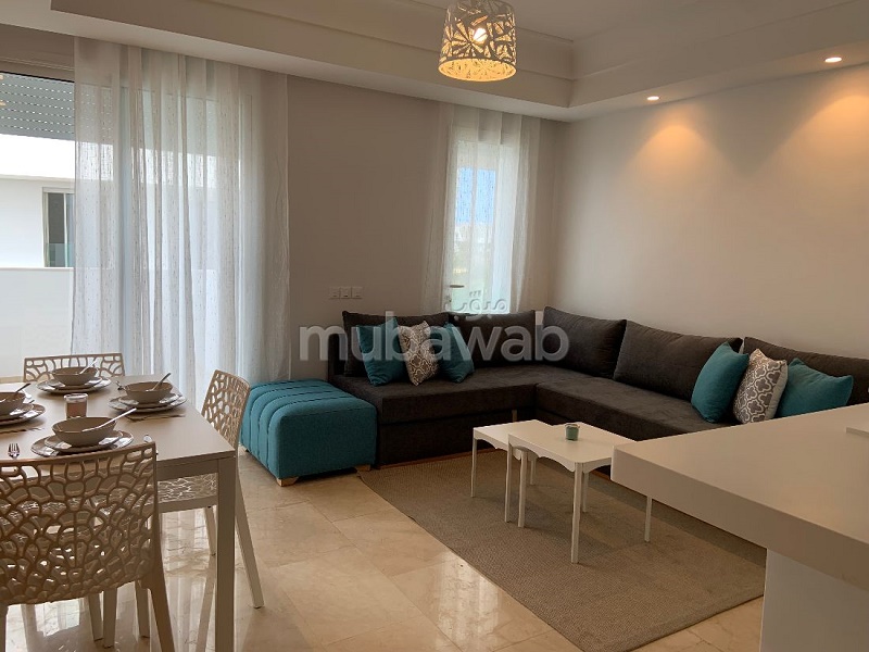 Immobilier-Casablanca-Location-Studio-Meublé-Neuf-Casa Finance City