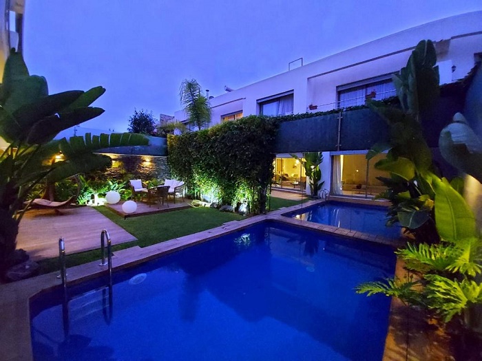 Immobilier-Casablanca-Location-Villa-Meublée-Dar Bouazza