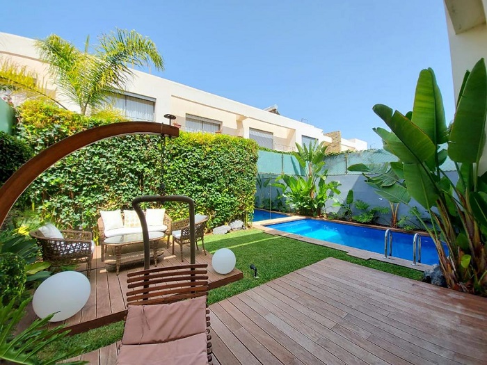 Immobilier-Casablanca-Location-Villa-Meublée-Dar Bouazza