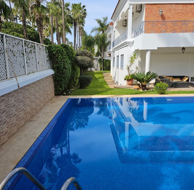 Ain Diab-Vente-Villa -4CH-Avec-Piscine