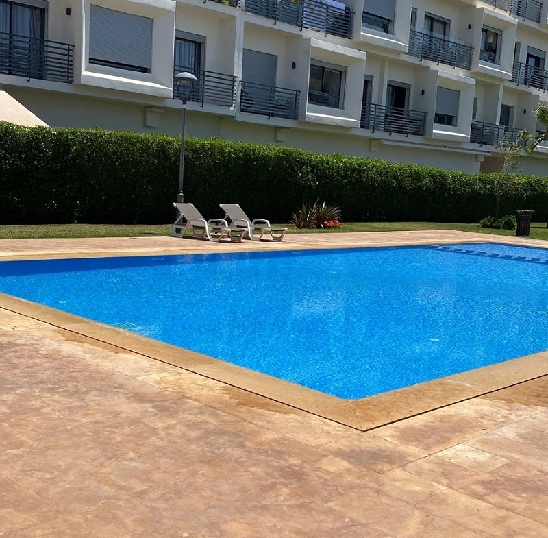 Dar Bouazza-Location-Appartement-Meublé-Piscine