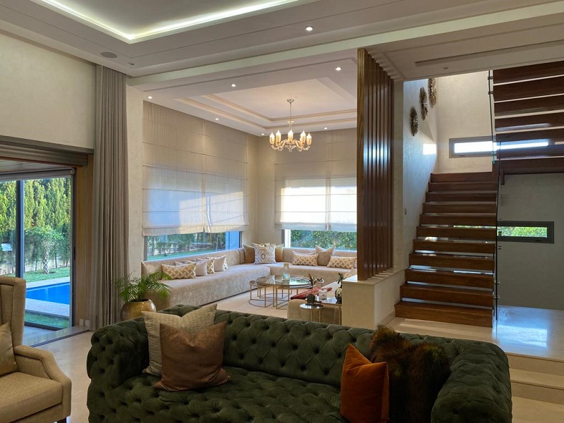 Dar Bouazza-Vente-Villa-Sécurisée-4CH-Piscine