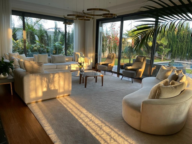 Bouskoura-Location-Villa-Moderne-Meublée