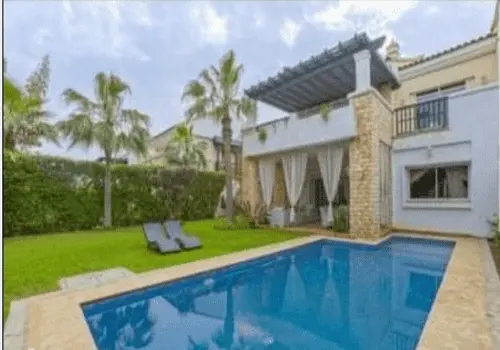 Luxueuse-Villa-Meublée-à-Louer-à-Dar Bouazza