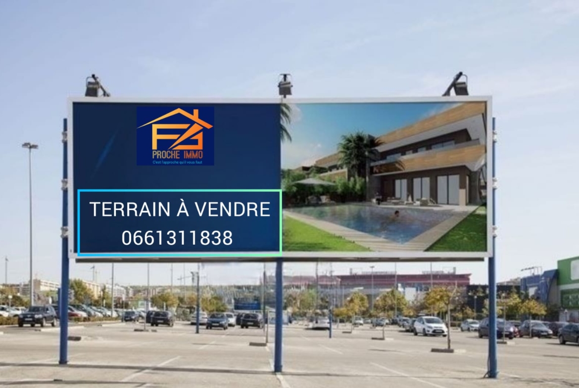 Terrain rare en vente sur Dar Bouazza