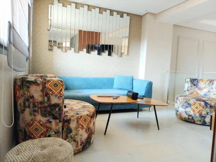 villa angle dar bouazza avec piscine