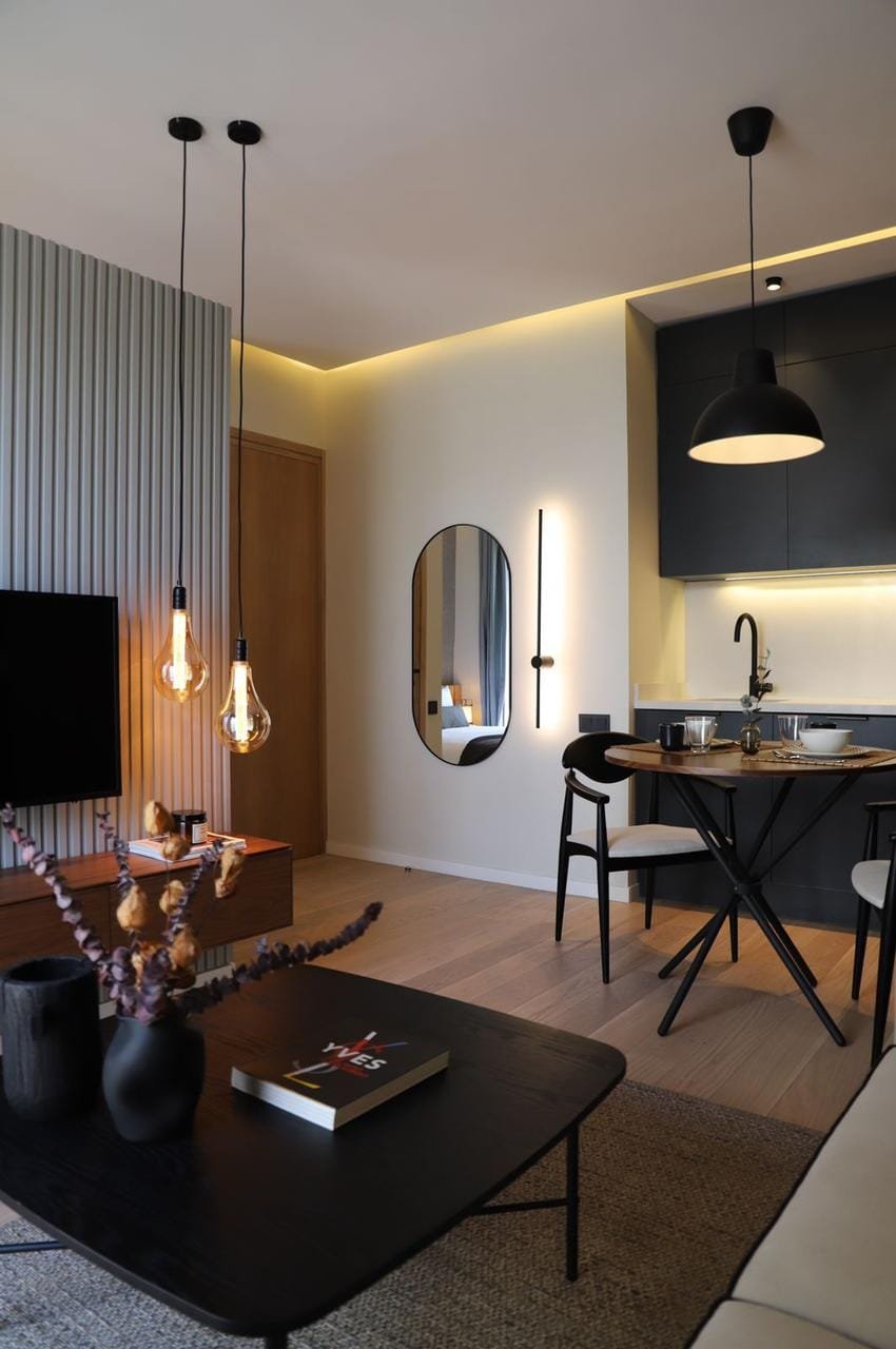 Studio-meublé-art-Déco-à-louer-sur-Ain Diab,