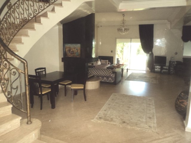 Location villa meuble sur Ain Diab,